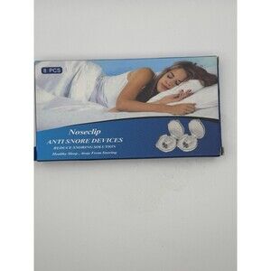 8pc Magnetic Anti Snore Nose Clip Sleep Aid Set